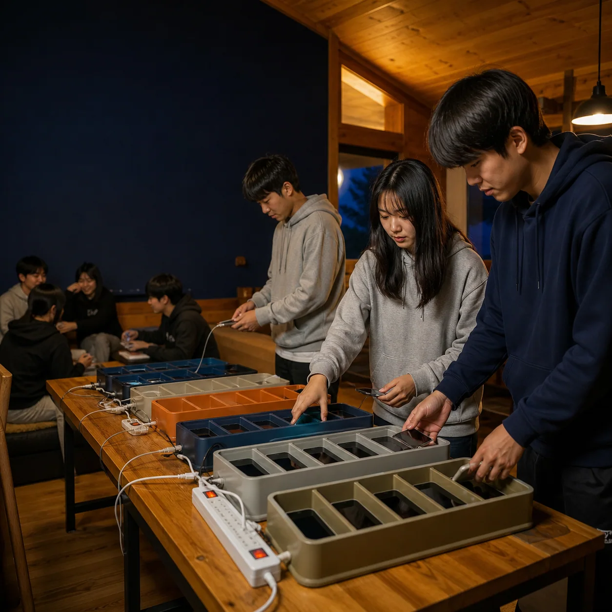 충주 대학생 MT 숙소 휴대폰 충전과 반납 이용 가이드
